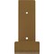 Ekena Millwork Steel Hanging Shelf Bracket, Hammered Gold 2"W x 8"D x 6"H BKTM02X08X06HSHGO - alternate 6